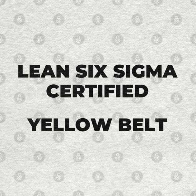 LEAN SIX SIGMA CERTIFIED - YELLOW BELT by Viz4Business